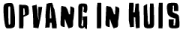 OPVANG IN HUIS